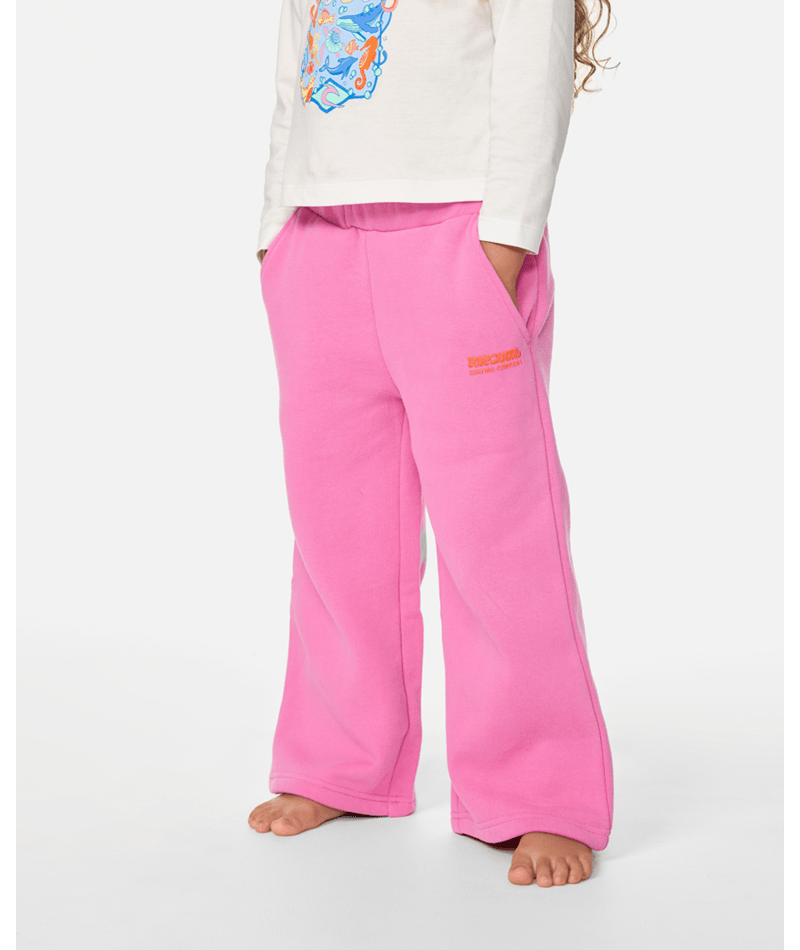 Rip Curl Surf Puff Wide Leg Tp - Girl in HOT PINK