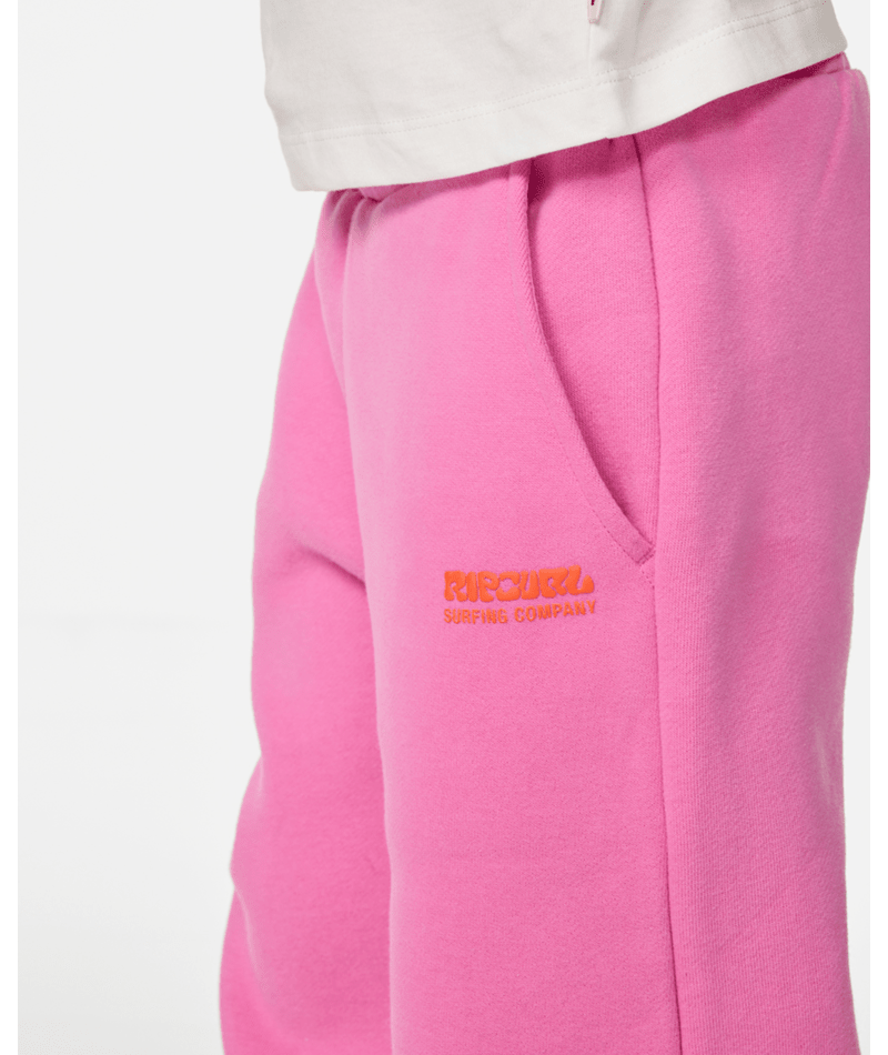 Rip Curl Surf Puff Wide Leg Tp - Girl in HOT PINK