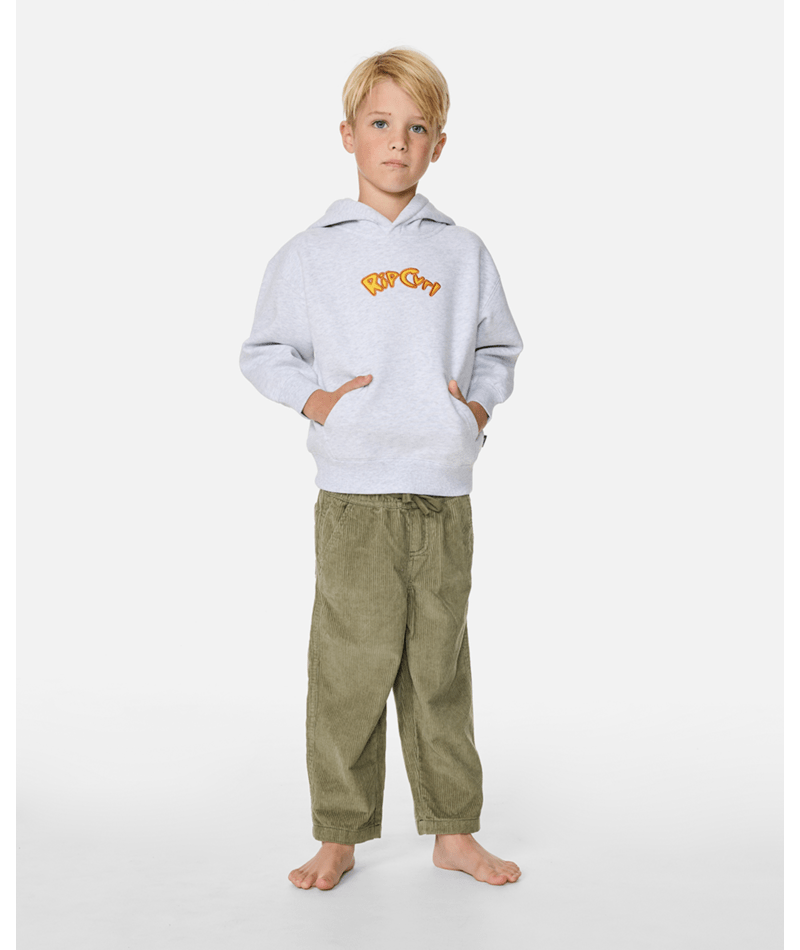 Rip Curl Ride The Wave Hood - Boy in LIGHT GREY HEATHER