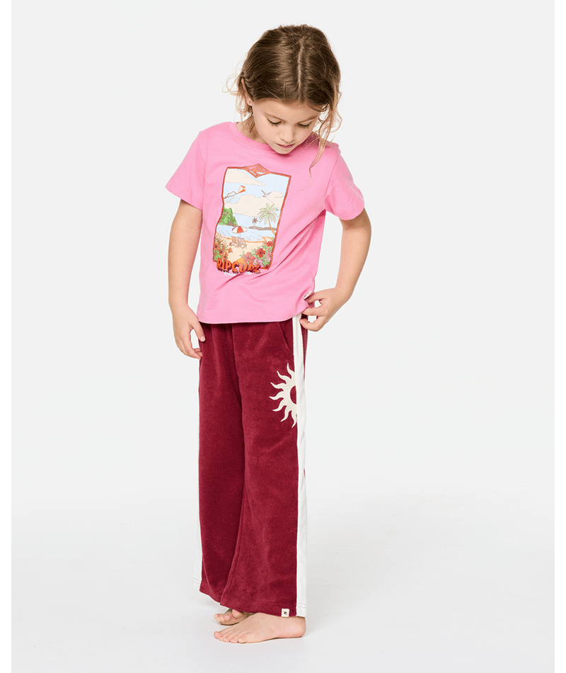 Rip Curl Road Trip Terry Pant - Girl in PLUM