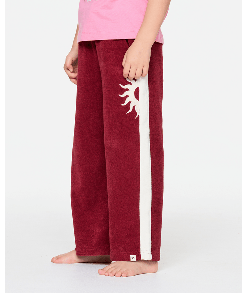 Rip Curl Road Trip Terry Pant - Girl in PLUM