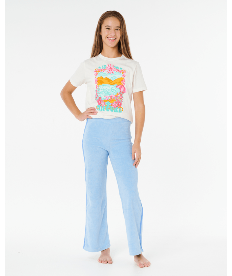 Rip Curl Sunshine Terry Pant - Girl in LIGHT BLUE