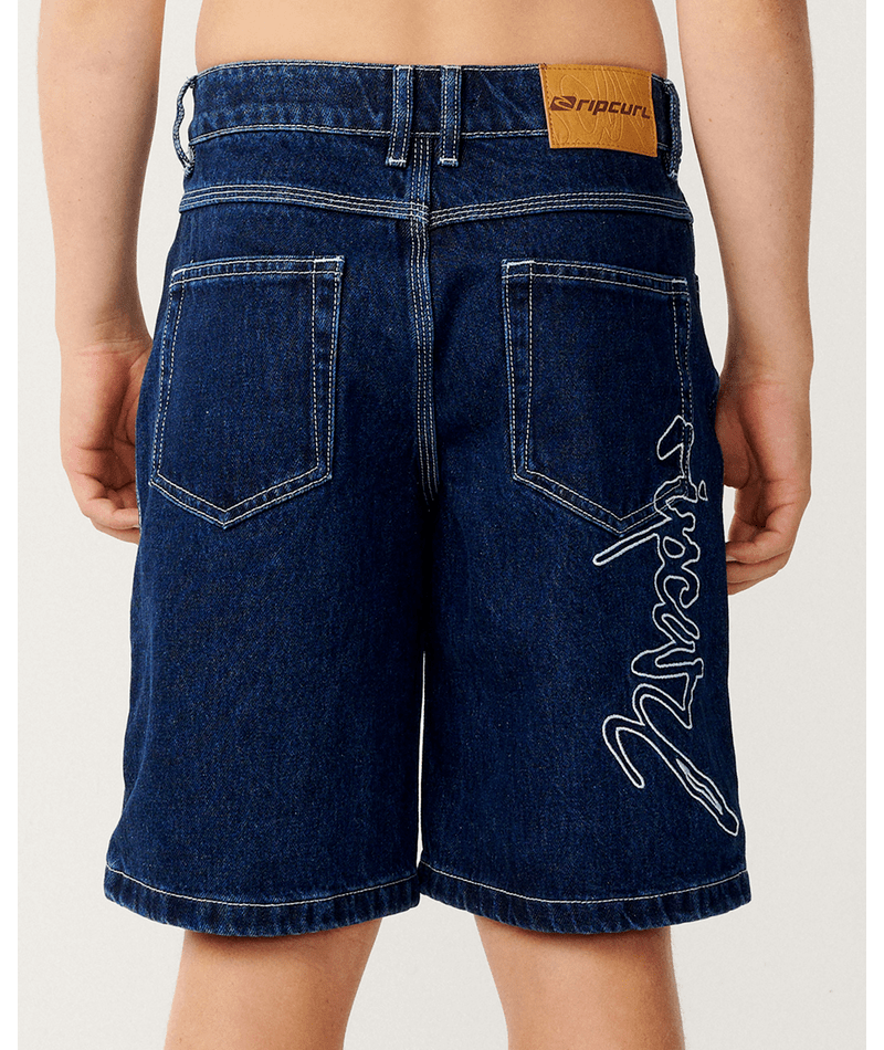 Rip Curl Medina Script Walkshort-Boy in True Indigo