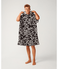 Rip Curl Sessions Hooded Towel in WASHED BLACK