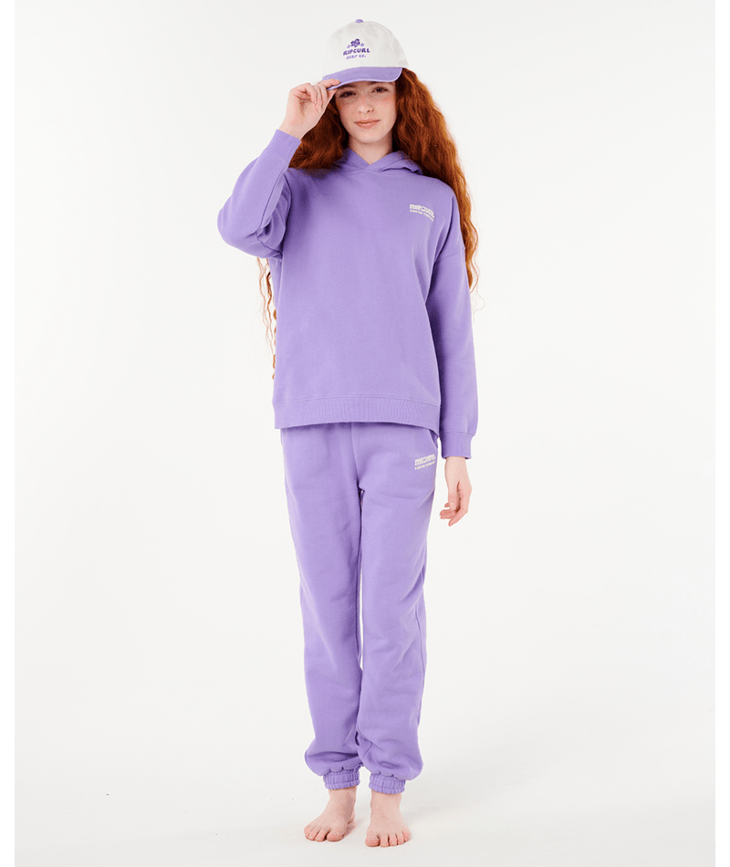 Rip Curl Surf Puff Hood-Girl in PURPLE