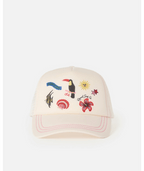 Rip Curl Mixed Revival Trucker-Girl in Off White