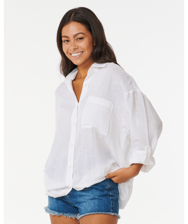 Rip Curl Premium Surf Holiday Shirt in WHITE