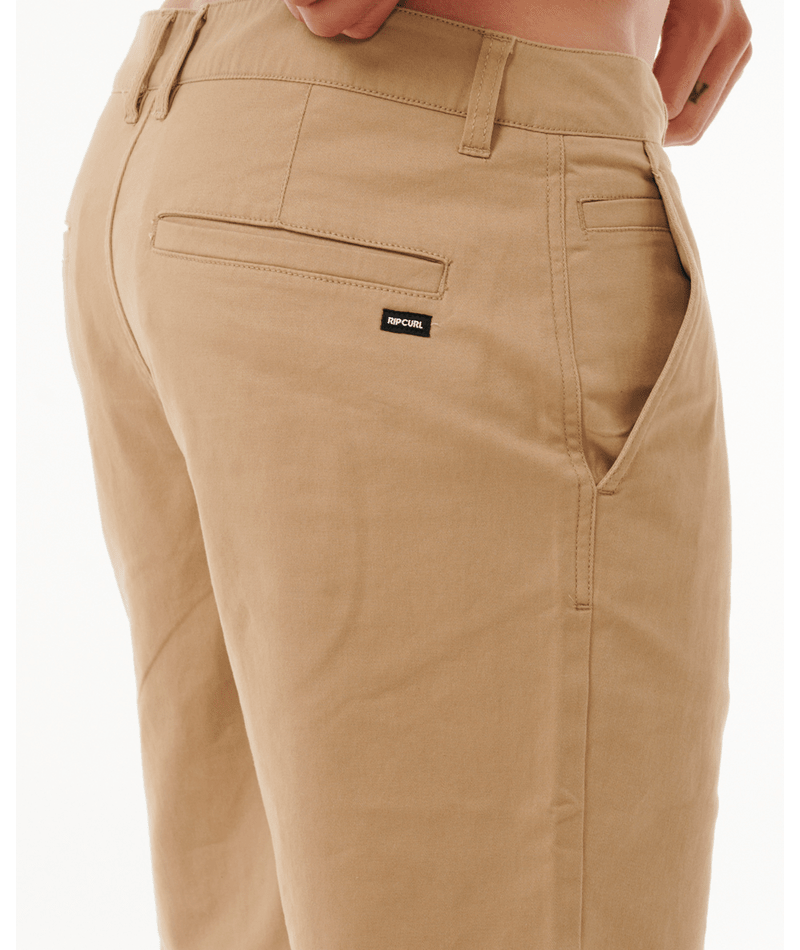 Rip Curl Classic Surf Chino Walkshort in KHAKI
