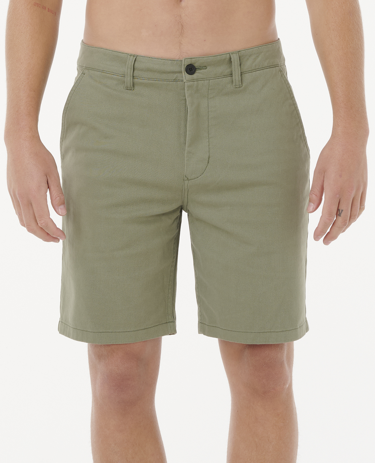 Rip Curl Classic Surf Chino Walkshort in CACTUS GREEN