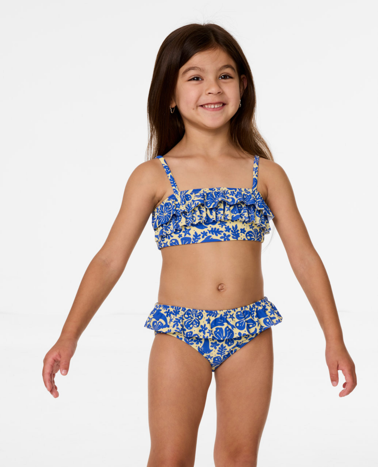 Rip Curl Sun Swell Frill Bikini - Girl in BLUE