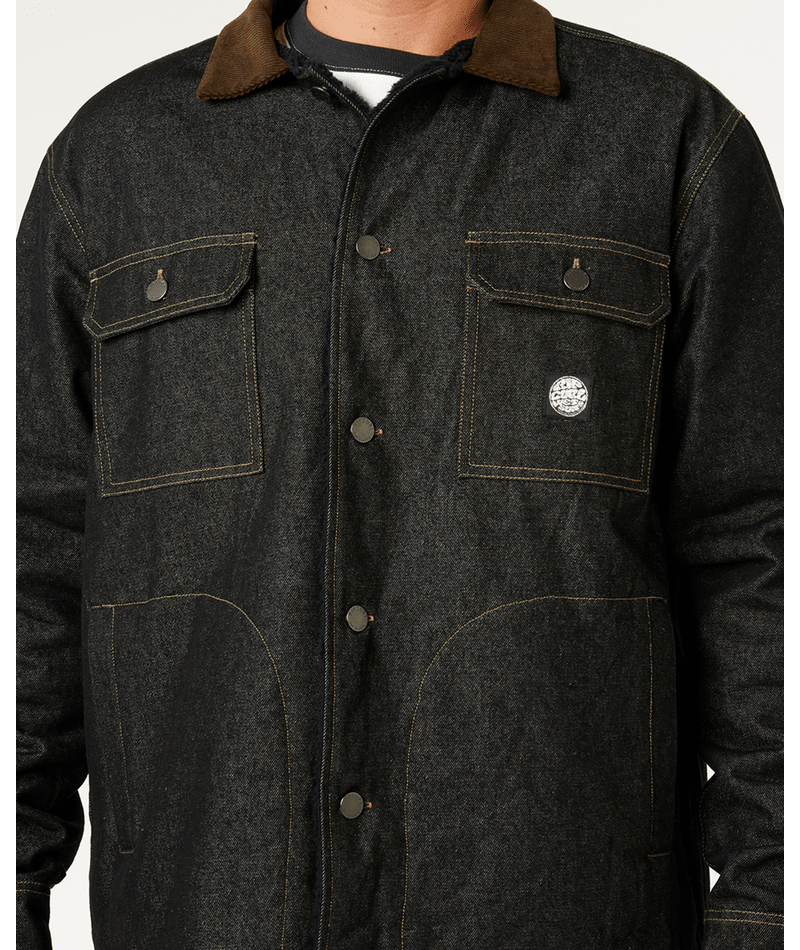 Rip Curl Premium Surf Sherpa Jkt in BLACK