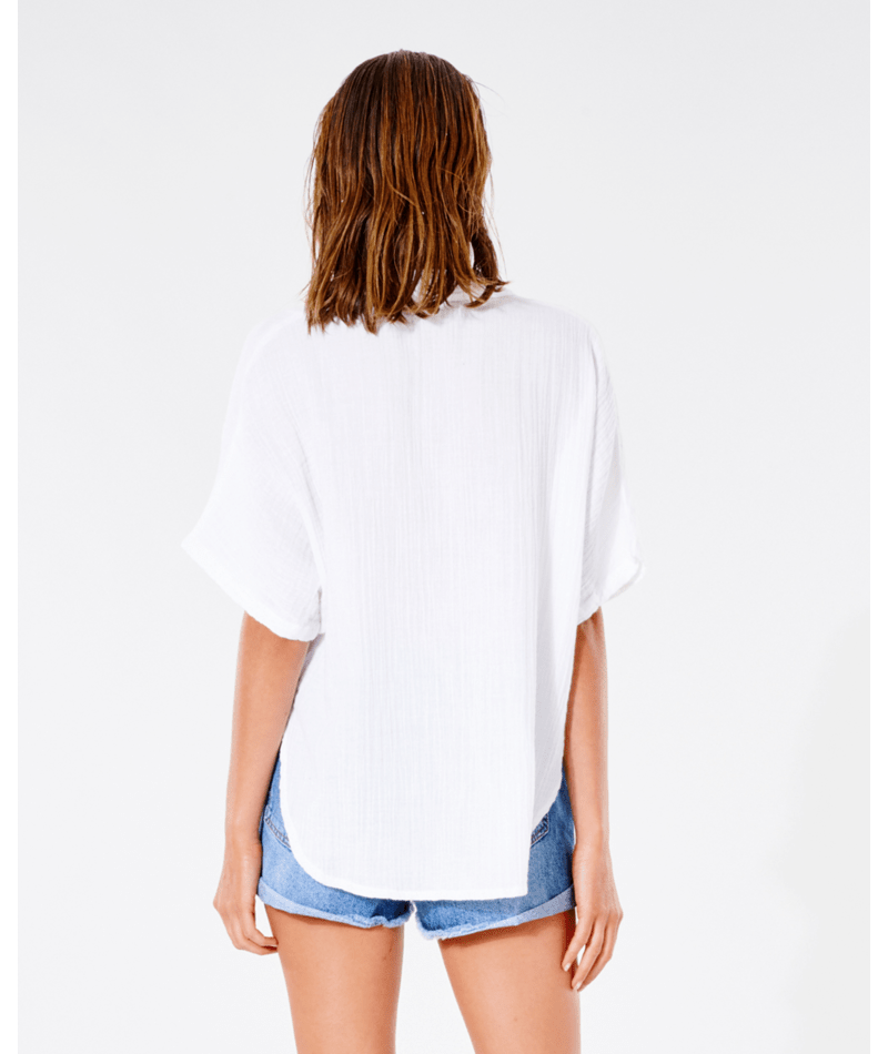 Rip Curl Premium Surf S/S Shirt in WHITE