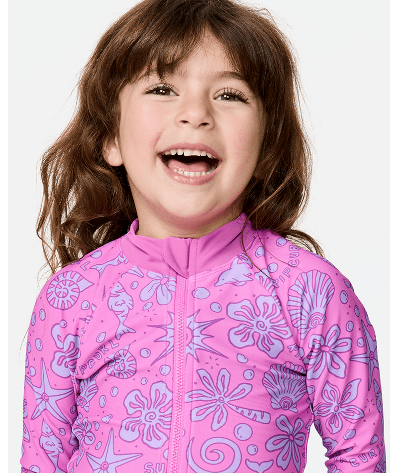 Rip Curl Sun Sesh Polar Fleece - Girl in WILD BERRY