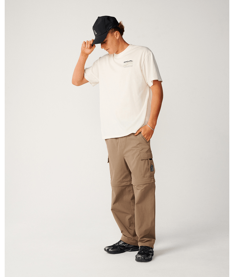 Rip Curl S-Series Zip Off Pant in WALNUT