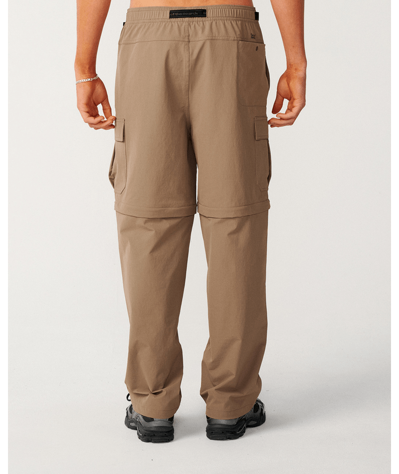 Rip Curl S-Series Zip Off Pant in WALNUT