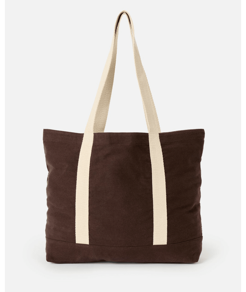 Rip Curl Mixed Logo 25l Tote in Brown/Off White