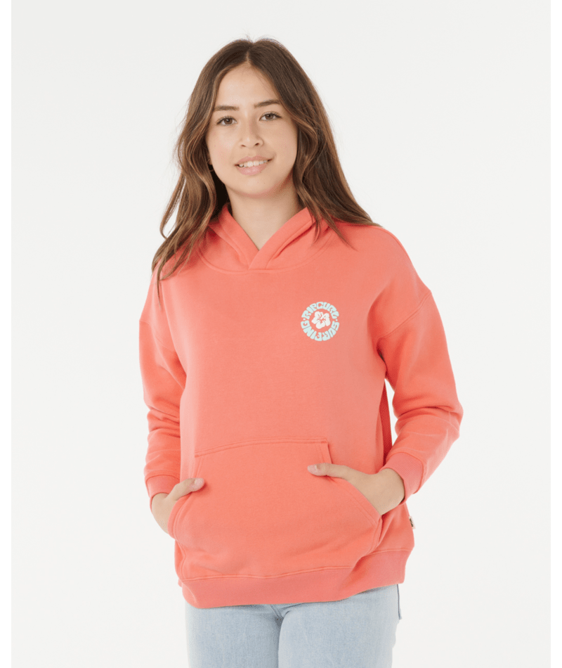 Rip Curl Luxe Surf Hood-Girl in WATERMELON