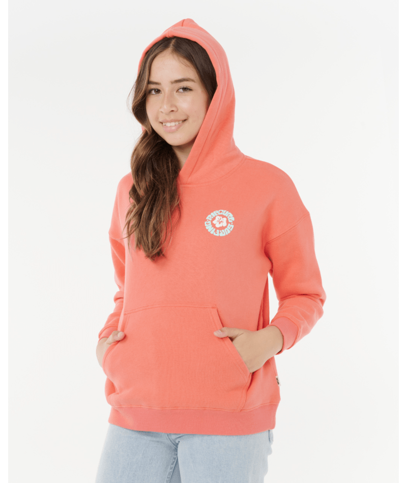 Rip Curl Luxe Surf Hood-Girl in WATERMELON