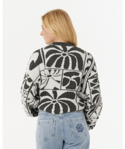 Rip Curl Aots-Ty Williams Jacquard Crew in BLACK