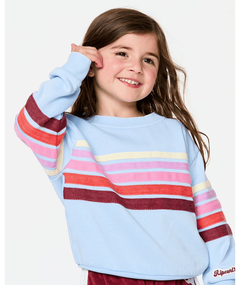 Rip Curl Surf Revival Crew - Girl in SKY BLUE