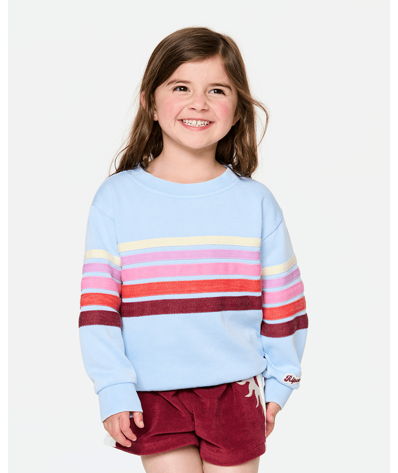 Rip Curl Surf Revival Crew - Girl in SKY BLUE