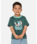 Rip Curl Paddle Out Art Tee-Boy in MUTED GREEN