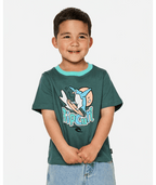 Rip Curl Paddle Out Art Tee-Boy in MUTED GREEN