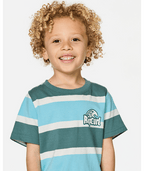 Rip Curl Paddle Out Stripe Tee-Boy in WAVE POOL