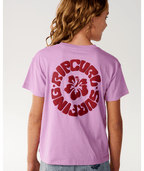 Rip Curl Surf Puff Relaxed Tee- Girl in BRIGHT LILAC