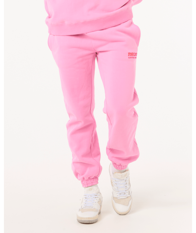 Rip Curl Surf Puff Track Pant in PINK
