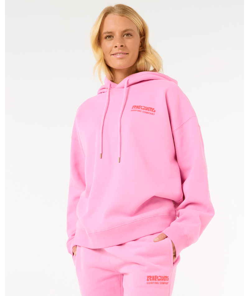 Rip Curl Surf Puff Track Pant in PINK