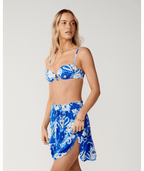 Rip Curl Groove Tiered Mini Skirt in BLUE