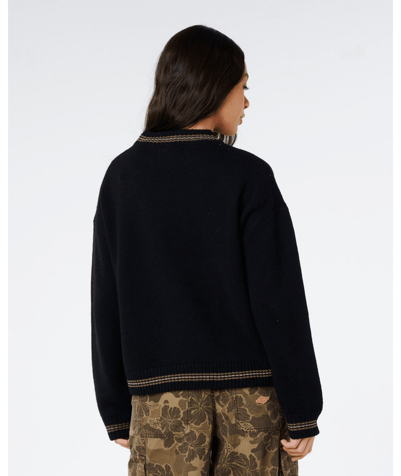 Rip Curl Half Moon Bay Sweater in BLACK