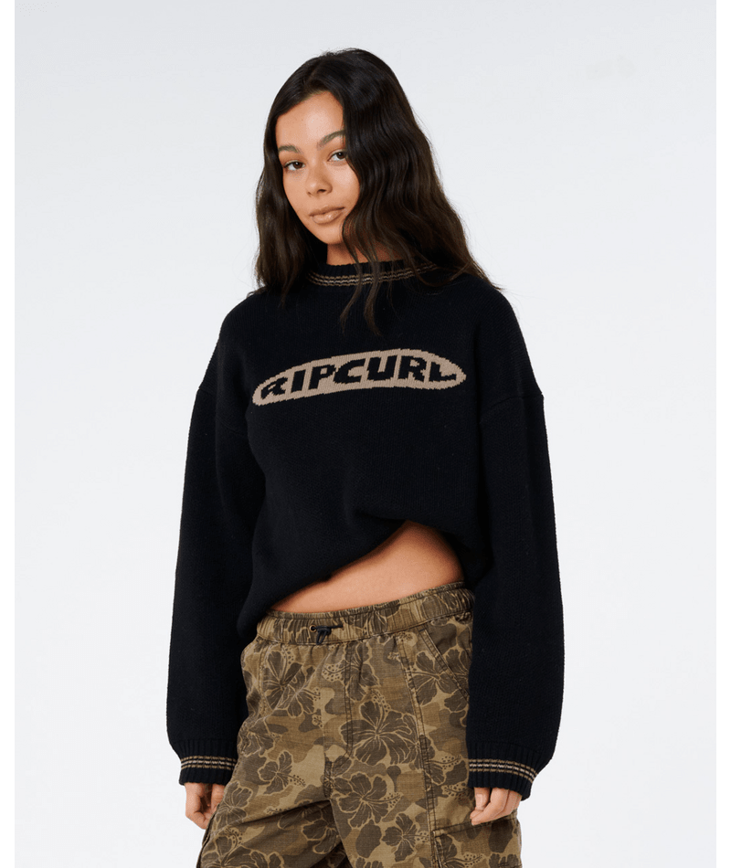 Rip Curl Half Moon Bay Sweater in BLACK