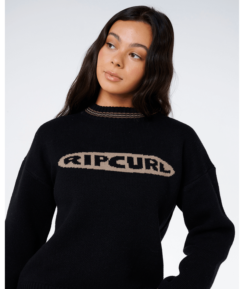 Rip Curl Half Moon Bay Sweater in BLACK