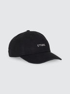 Thrills Co Minimal Thrills 6 Panel Cap - Washed Black in Washed Black