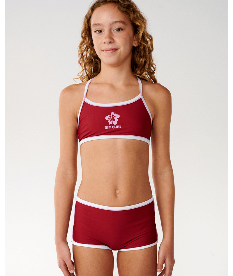 Rip Curl Retro Pipe Bikini - Girl in PLUM