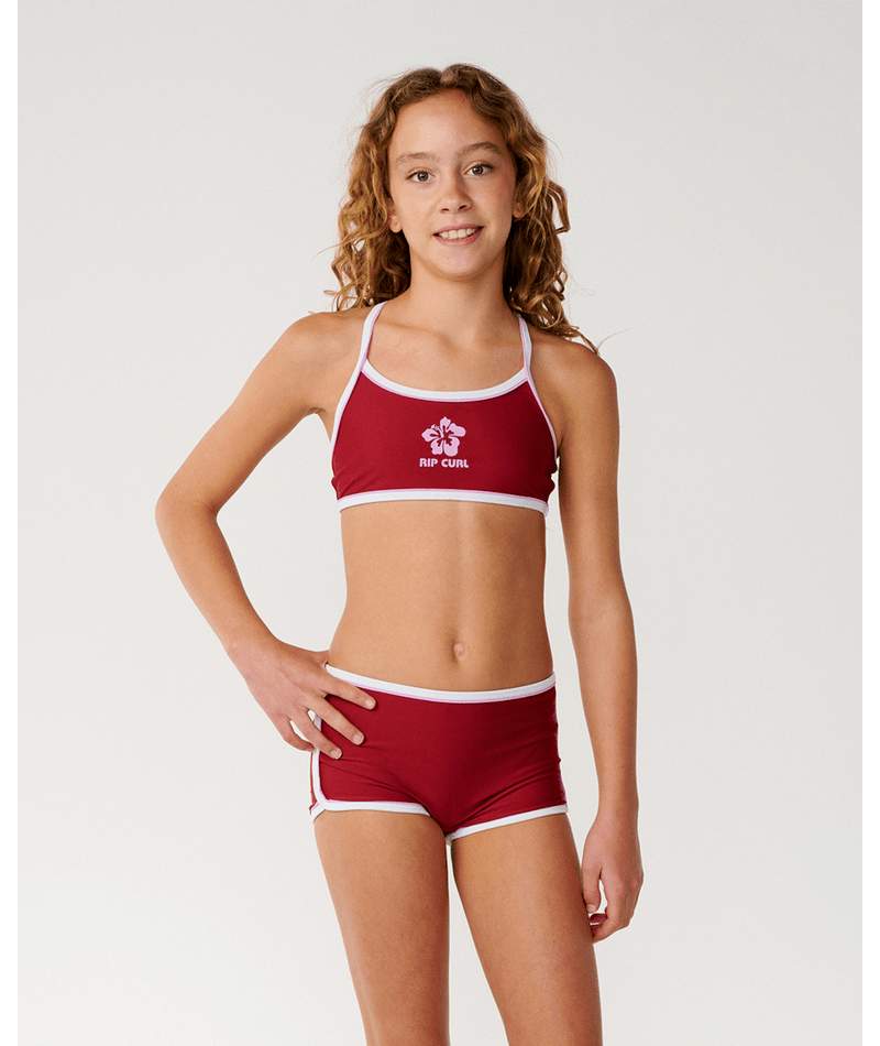 Rip Curl Retro Pipe Bikini - Girl in PLUM