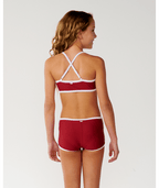 Rip Curl Retro Pipe Bikini - Girl in PLUM