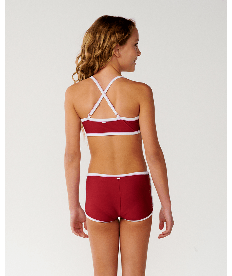 Rip Curl Retro Pipe Bikini - Girl in PLUM