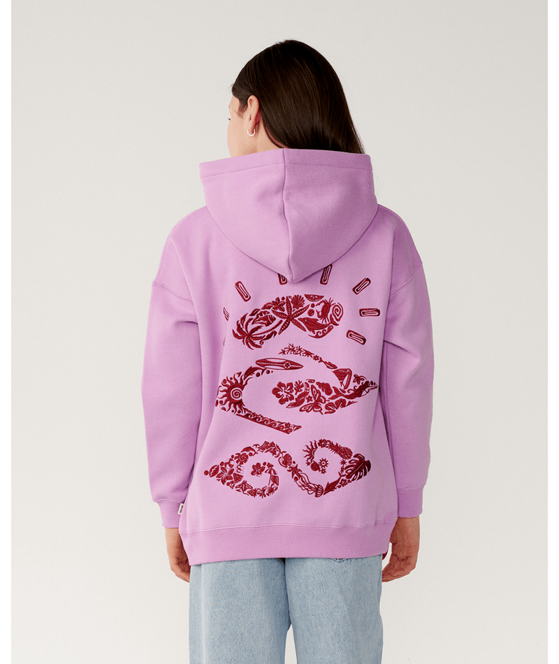 Rip Curl Sunkissed Search Hood - Girl in LILAC