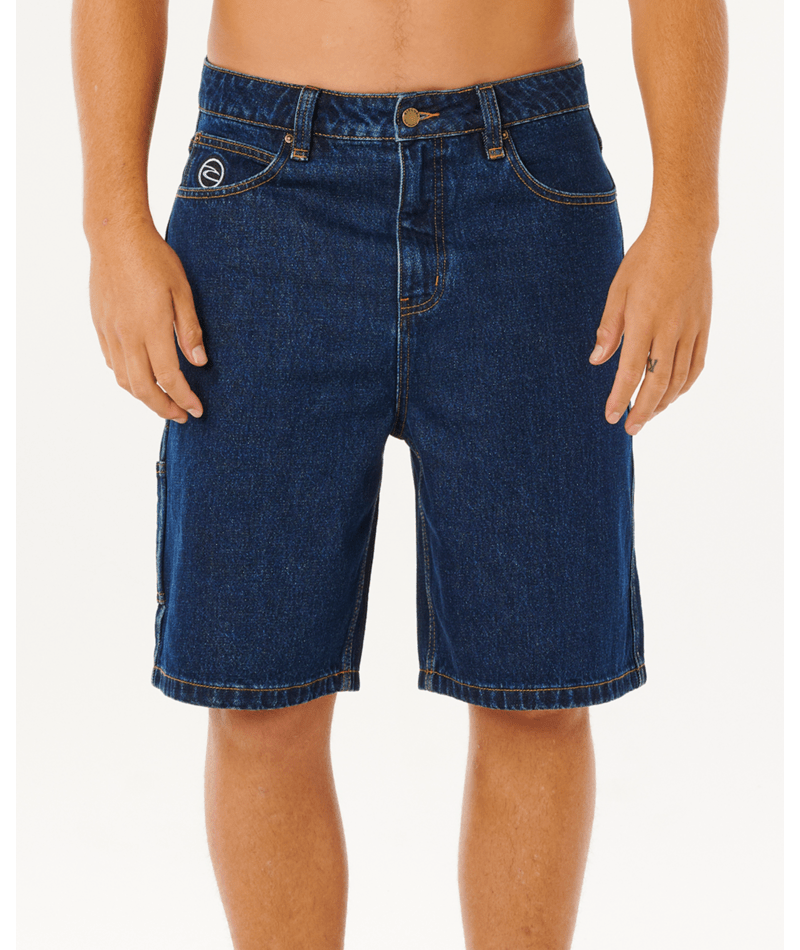 Rip Curl Nu Dose Denim Walkshort in True Indigo