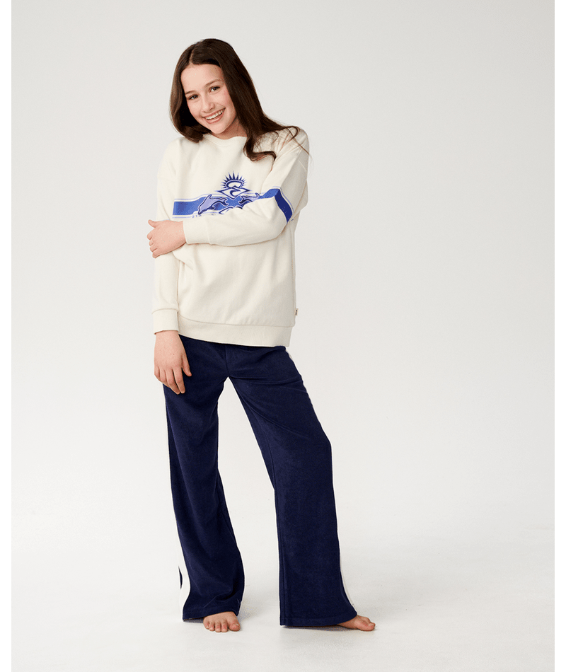 Rip Curl Archive Dolphin Crew - Girls in BONE