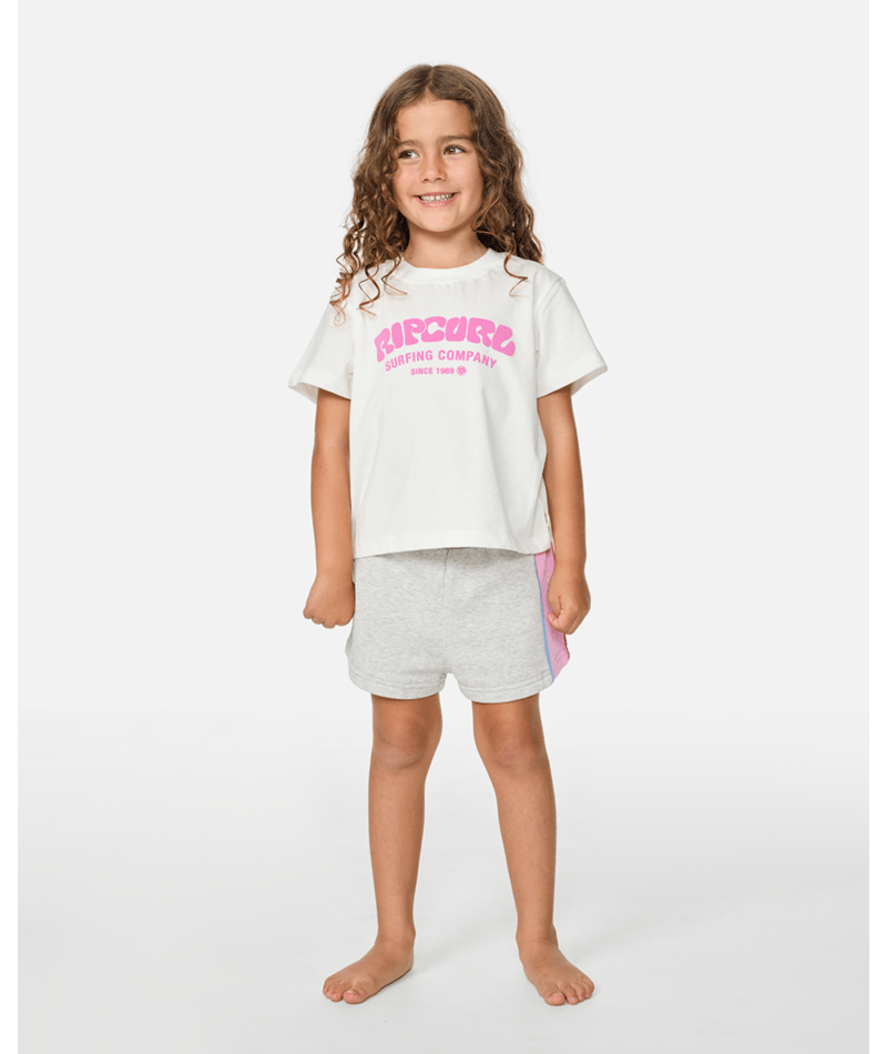 Rip Curl Surf Puff Standard Tee -Girl in BONE