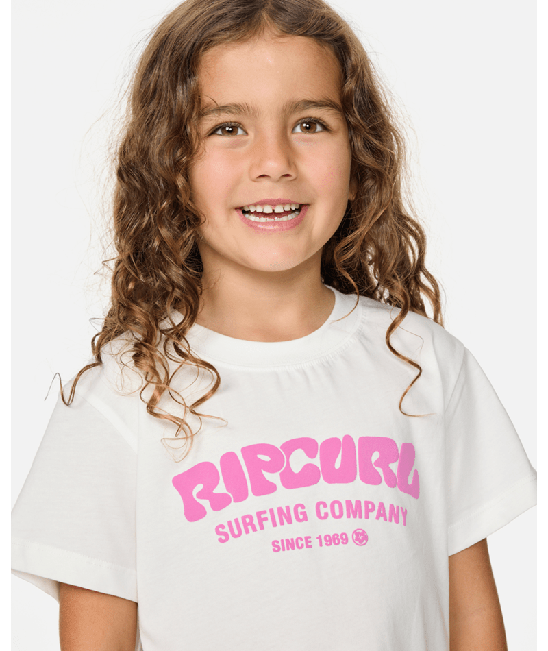 Rip Curl Surf Puff Standard Tee -Girl in BONE
