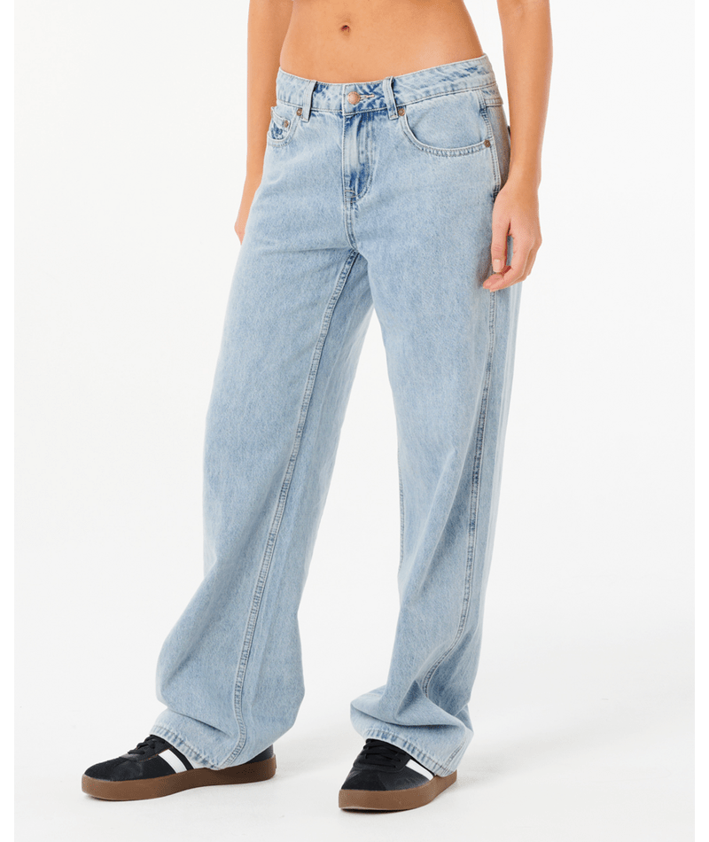 Rip Curl Aggie Relaxed Jeans in VINTAGE BLUE