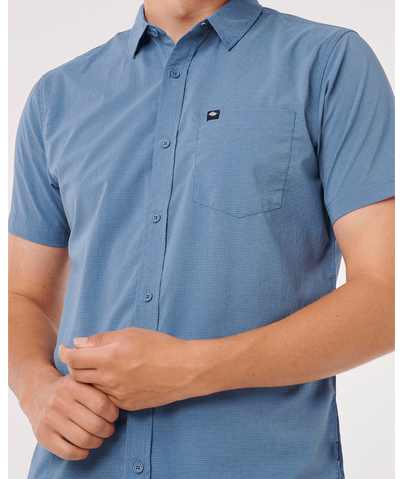 Rip Curl Classic Surf Tech S/S Shirt in BLUEFIN