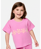 Rip Curl Sunshine Jacquard Tee - Girl in CLOUD PINK