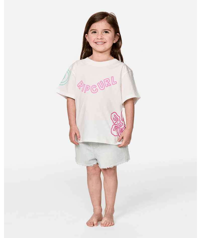 Rip Curl Sunshine Club Og Tee - Girl in BONE