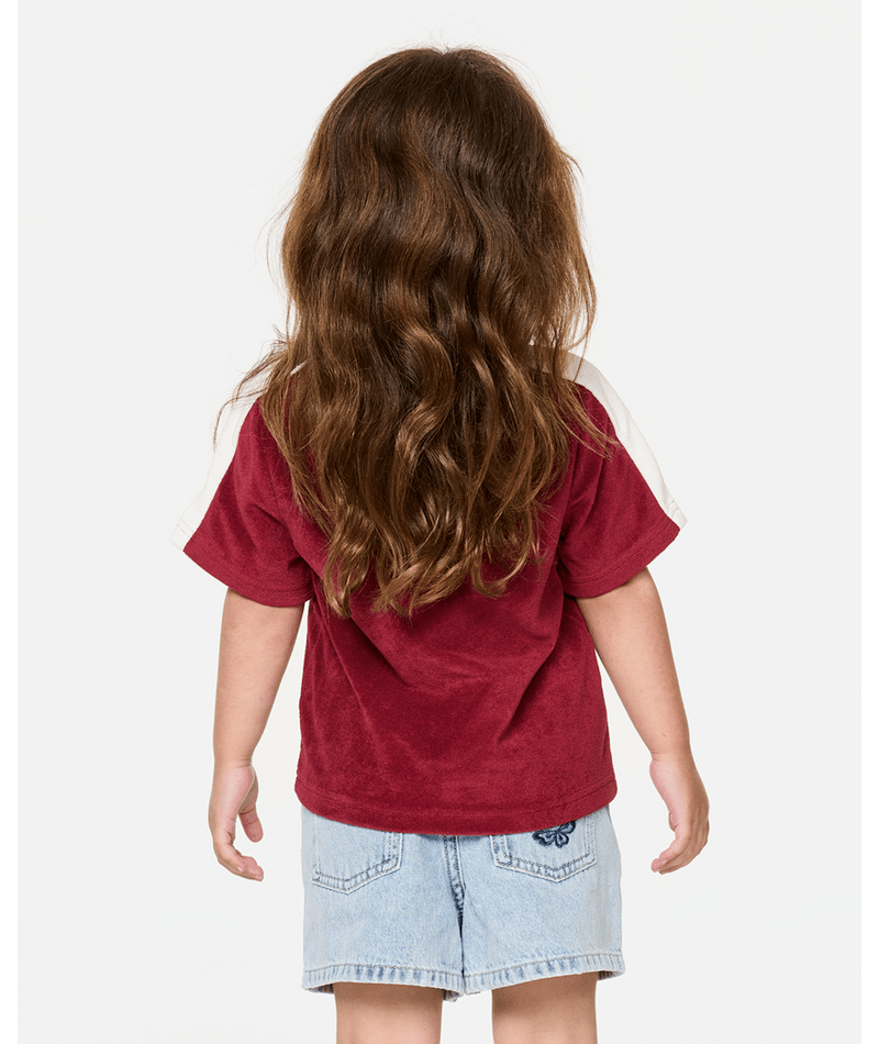 Rip Curl Road Trip Terry Tee - Girl in PLUM